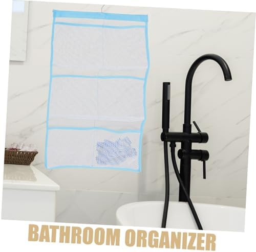 Alipis Mesh Shower Organizer for Shower Curtain Rings