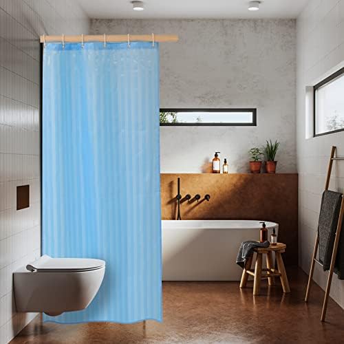 Hellcrack 32x72 Inch Waterproof Shower Curtain Liner with Hooks and Grommets