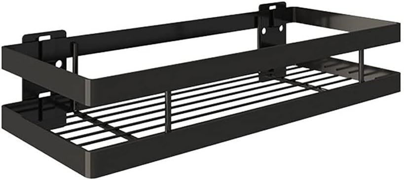 BAHELS Shower Caddy Bathroom Shelf Modern Black Design Durable and Easy to Clean
