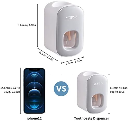 Automatic Toothpaste Dispenser Wall Mount for Kids and Adults