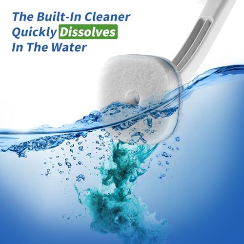 oshang Disposable Toilet Brush with 14 Refills 1