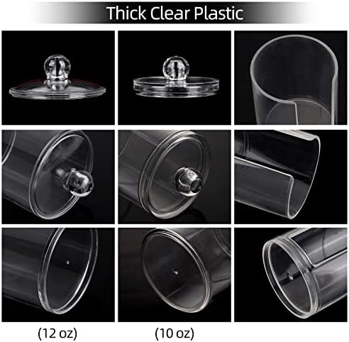 Tbestmax 12 Oz 10 Oz Q-Tip Holder Set