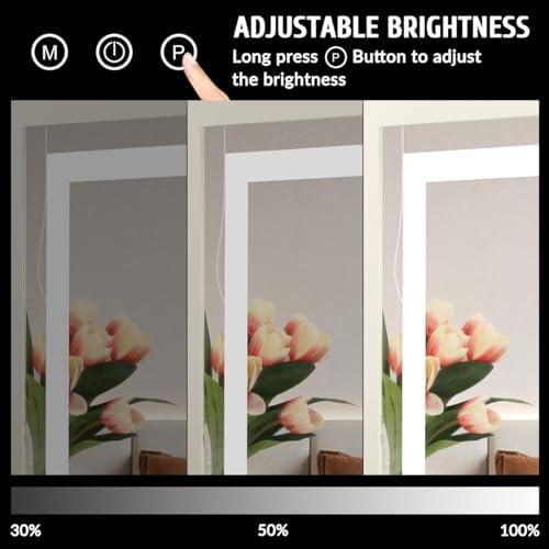 iCREAT Vanity Mirror with USB Light Strip 18x228 Inch