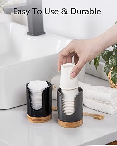 Ceramic Cup Dispenser - BPA Free Kids Safe Grey