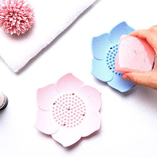 FRCOLOR 2pcs Modern Soap Storage Trays with Drainage