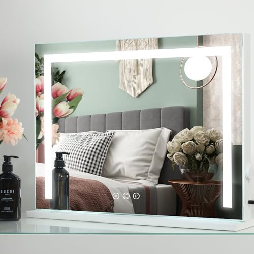 LEINASEN Hollywood Vanity Mirror with 3 Modes and USB Charging