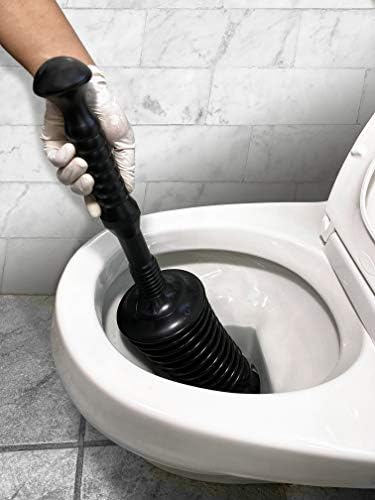 Master Plunger MP1600-TB Low Flush Toilet Plunger with Tall Bucket