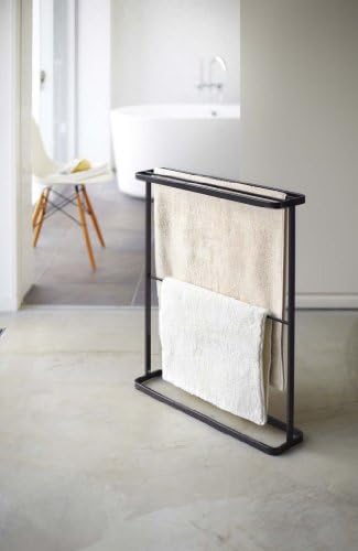 Yamazaki Home Bath Towel Racks - Modern Steel Storage Holder