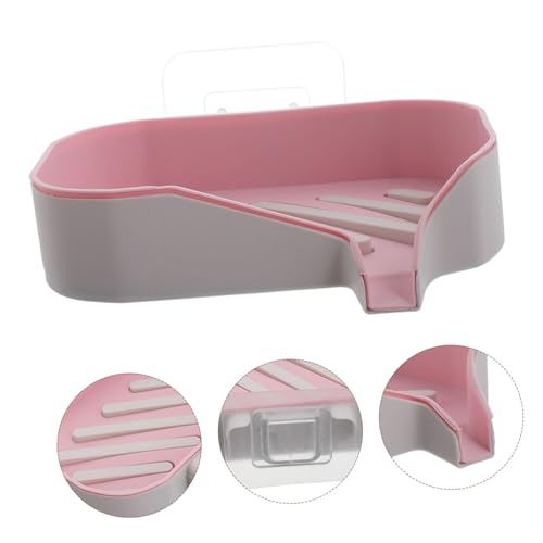 Wall Mounted Soap Dish with Toothbrush Holder