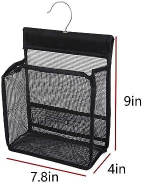 ABCISI Mesh Shower Bag with Hook Attachment Pack of 2