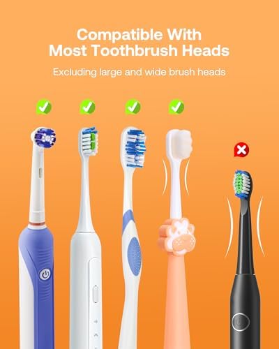 Bitvae Rechargeable Toothbrush Cleaner with LED Screen