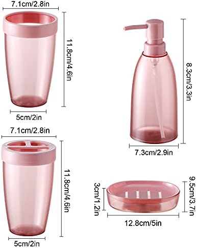 iMucci 5 Piece Bathroom Accessory Set