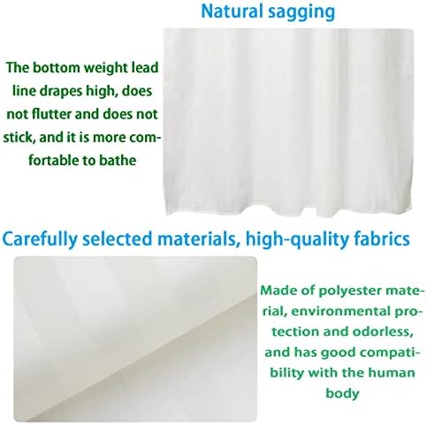 HELLCRACK Small Mini Shower Curtain Liner 32x72 Inch