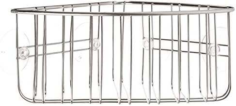 Spectrum Diversified Contempo Corner Shower Basket in Stainless Steel