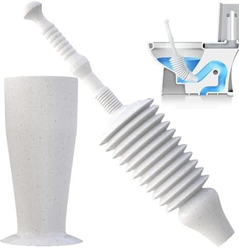 Luigis Heavy Duty Toilet Plunger - 15L Water Capable 8x Force