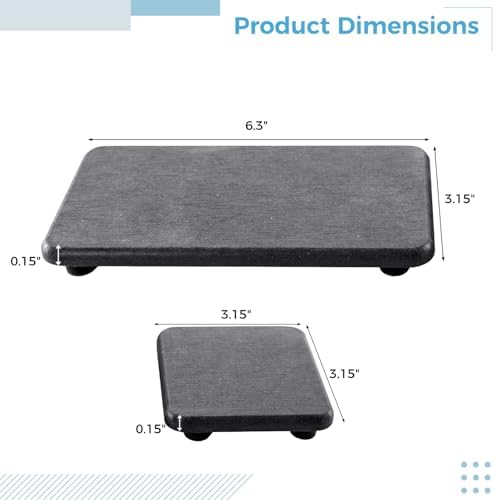 Epicover 4 Pcs Bathroom Sink Vanity Trays Set