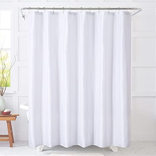 YOSTEV Waterproof Shower Curtain Liner 36x72 White with Grommets and Magnets 1