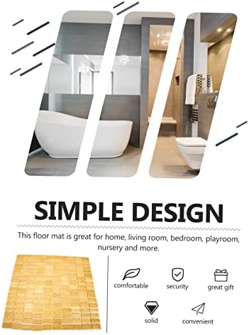 Cabilock Non-Slip Bathroom Mat with Cork Design