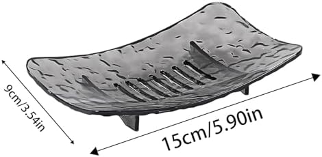 Glaciers Pattern Soap Dish with Drain Holes 1