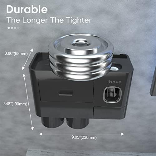 iHave Wall Mounted Toothbrush Holder with Toothpaste Dispenser