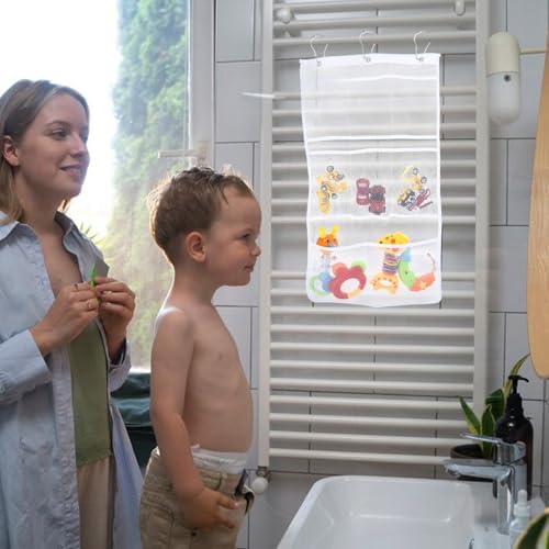 Zerodeko 8 Compartment Mesh Shower Organizer Bag
