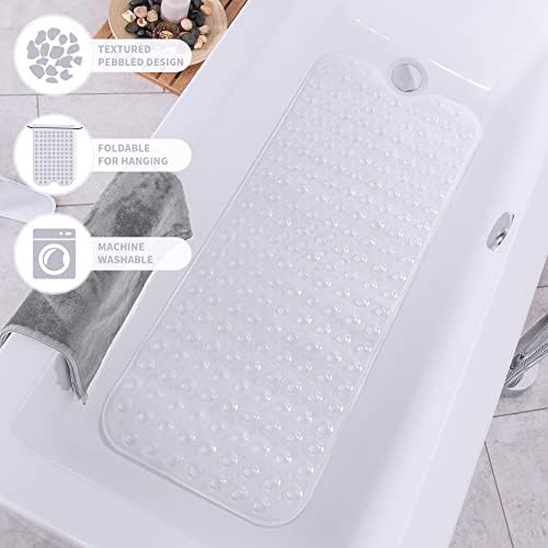 ROSMARUS Non-Slip Extra Long Shower Mat 16 x 39