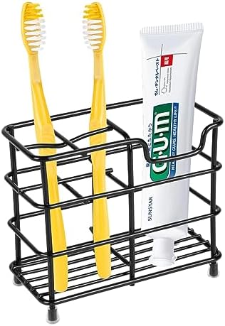 Wbbog Stainless Steel Toothbrush and Toothpaste Holder