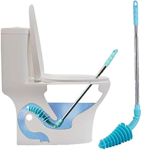 HOMEGOAL Siphon Toilet Plunger with Stainless Steel Handle 1