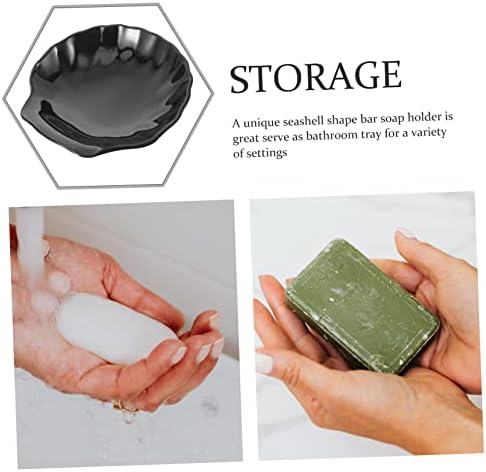 FOYTOKI Seashell Soap Dish Holder for Shower Kitchen and Bathroom
