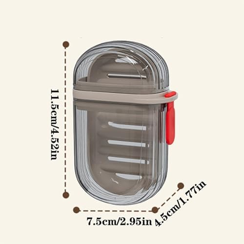 YAMSLAM Travel Soap Box with Leak Proof Bag