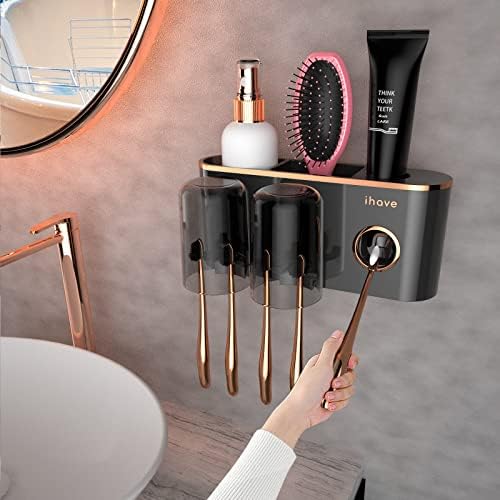 iHave Smart Toothbrush Holder with Dispenser