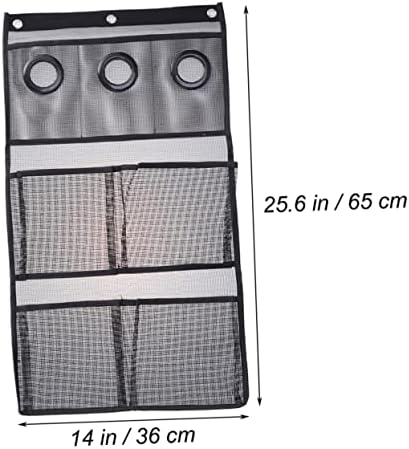 PRETYZOOM 3-Ring Mesh Shower Caddy Organizer