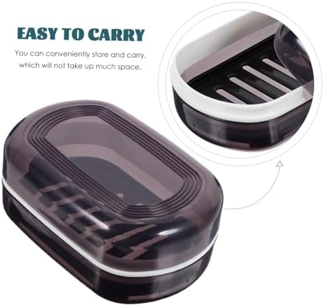 Cabilock Portable Travel Soap Box with Leak-Proof Lid