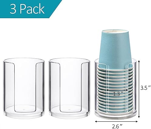 Tbestmax 3 Pack Bathroom Cup Dispenser