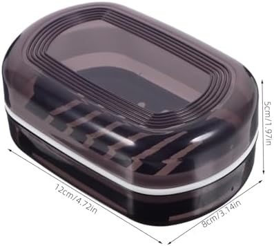 Cabilock Portable Travel Soap Box with Leak-Proof Lid