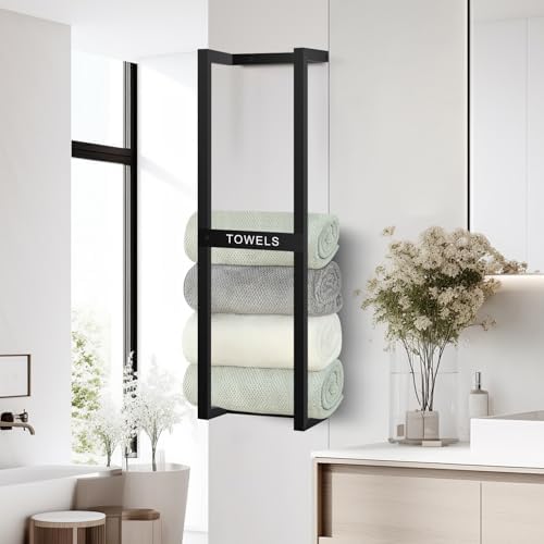32 Inch Wall Mounted Towel Rack for Small Bathrooms
