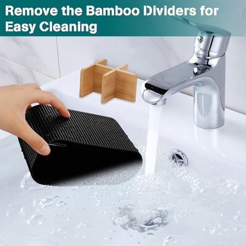 GFWARE Black Toothbrush Holder Organizer