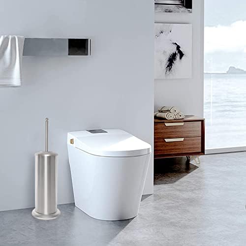 DOWRY Anti-Hand Off Toilet Plunger with Holder for Bathroom