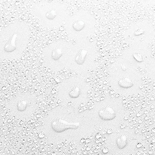 mDesign Heavy Duty Shower Curtain Liner - 72x72 White