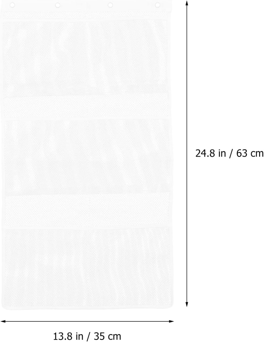 OUNONA Shower Organizer Mesh Bag with 6 Pockets