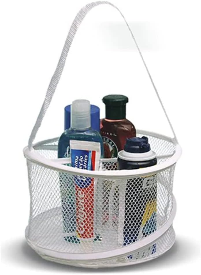 Bathroom Personal Organizer with Shower Tote 8x6 Inch