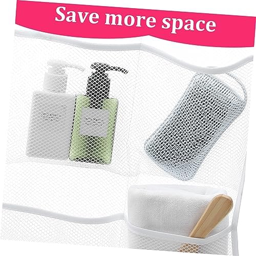 Holibanna 2pcs Mesh Shower Organizer Hanging Hooks 1
