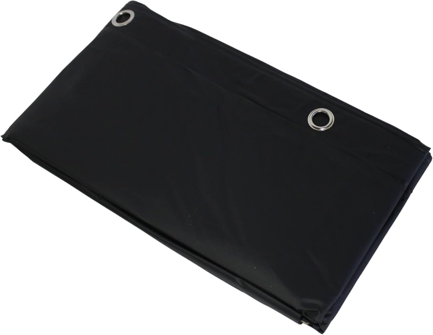Dependable Industries Extra Long Magnetic Shower Curtain Liner Black 1