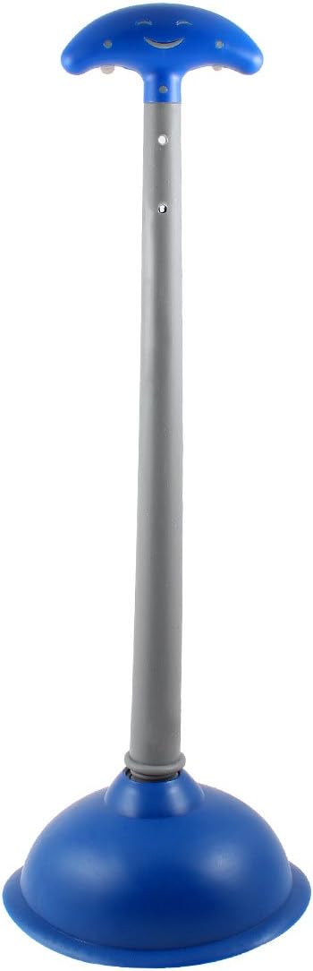 Qtqgoitem Plastic Suction Cup Toilet Plunger Blue 1