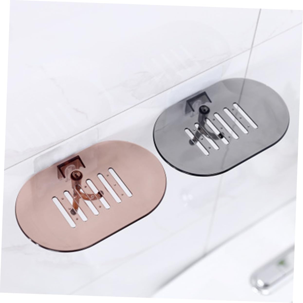 Beatifufu Wall Mounted Soap Dish with Hook and Draining Holes