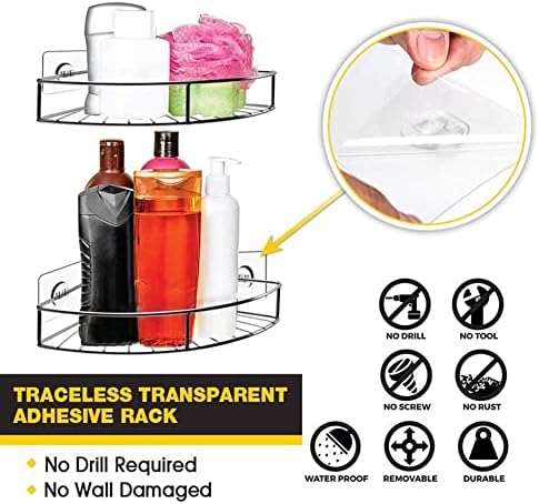 Stainless Steel Corner Shower Caddy - Silver