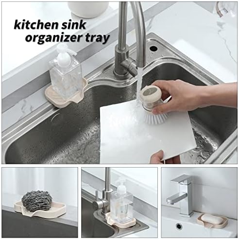 Silicone Bathroom Soap Dish with Drain Spout