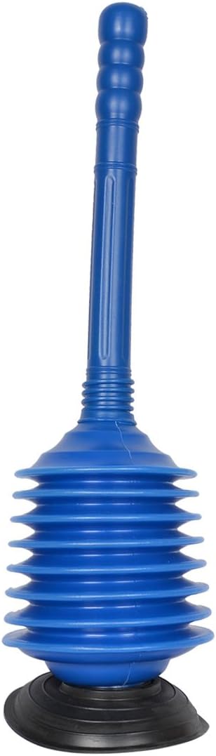 Qtqgoitem Suction Power Toilet Plunger Blue 1