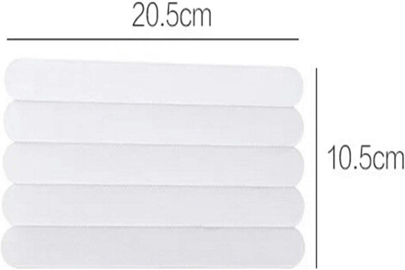 Flybloom 5 Pcs Transparent Non-Slip Stickers for Bath Pool