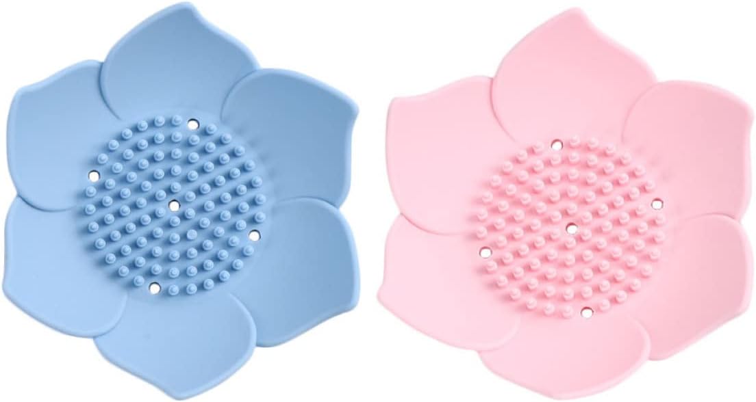 FRCOLOR 2pcs Modern Soap Storage Trays with Drainage